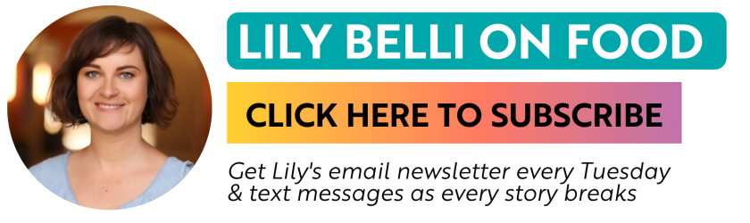 Click to subscribe to Lily's food newsletter